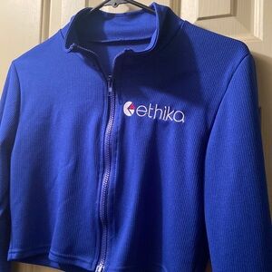 Blue tracksuit, top and pants